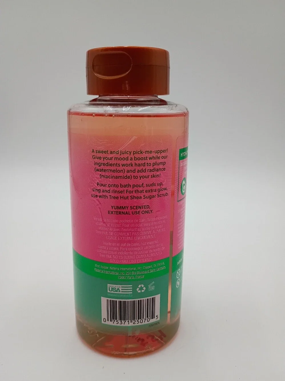 Tree Hut Watermelon Foaming Gel Body Wash 18 fl oz Hydrating Oil Complex